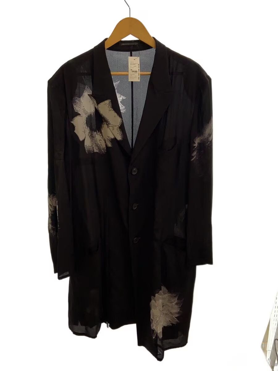 Yohji Yamamoto YOHJI YAMAMOTO POUR HOMME/25SS/FLOWER PRINT SLIT JACKET Size US M / EU 48-50 / 2 - 1 Thumbnail