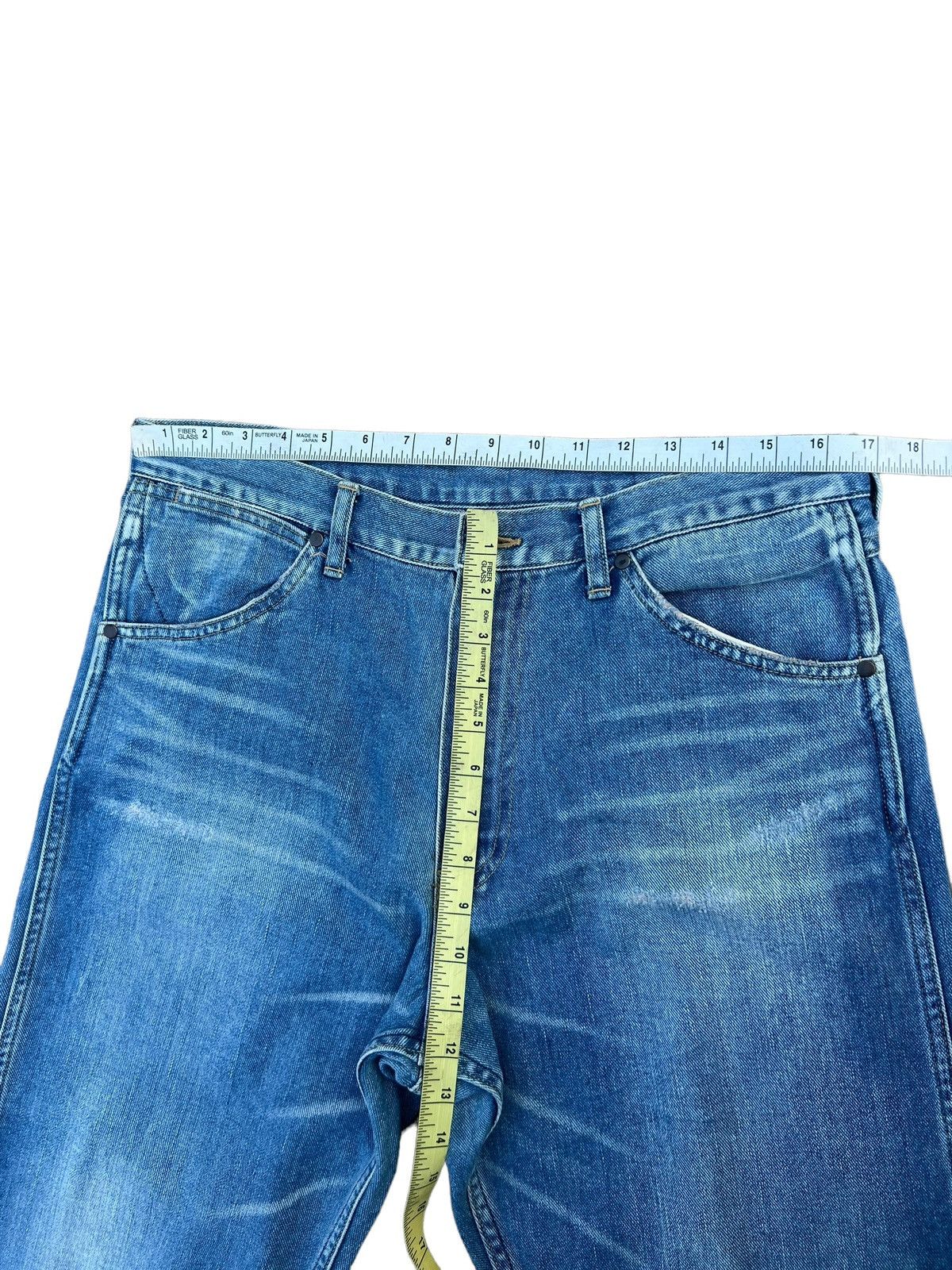 Bape Bathing Ape Nigo Era Wranlger Inspired Distress Denim Jeans Size US 32 / EU 48 - 3 Thumbnail