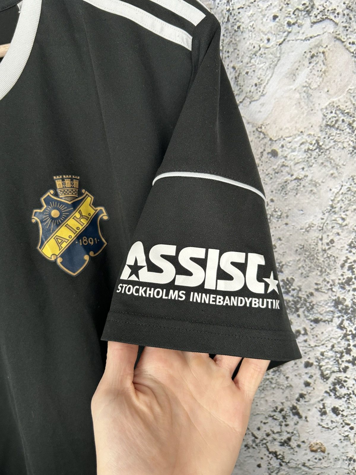 Adidas Adidas AIK Stockholm Soccer Jersey Football Sport Vintage Size US L / EU 52-54 / 3 - 4 Thumbnail