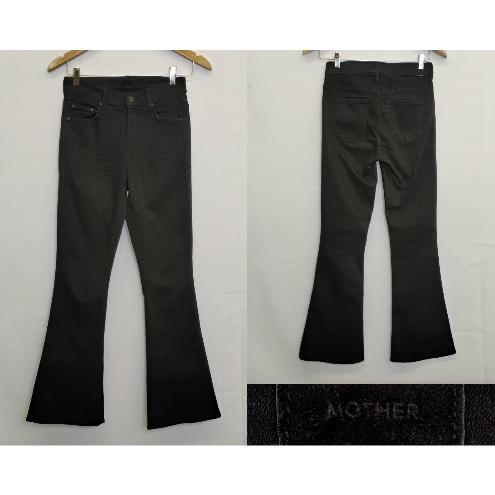 MOTHER Mother The Weekender Bootcut Jeans Women's 25x30 Black Size 25" / US 0 / IT 36 - 1 Thumbnail