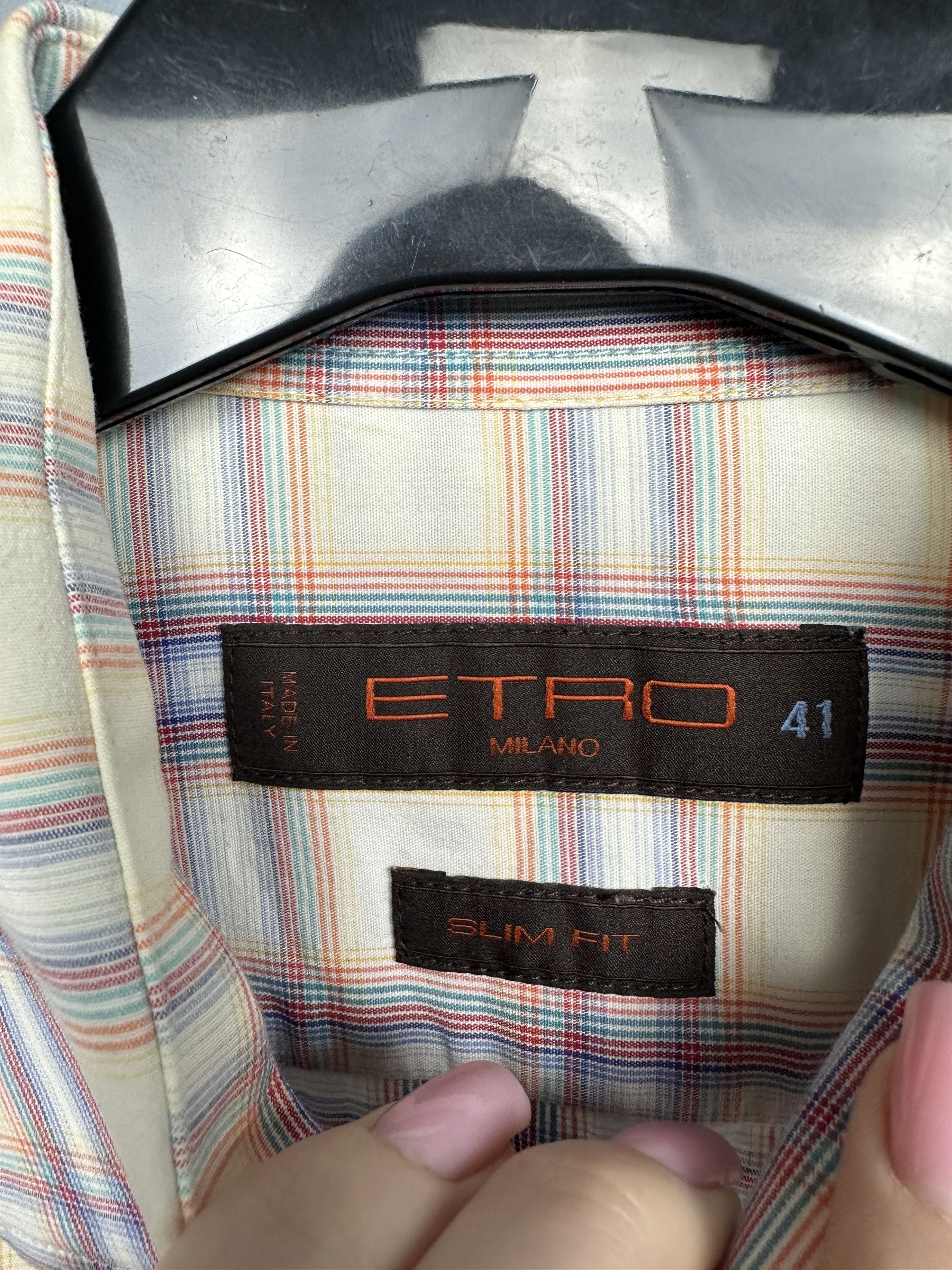 Etro Etro Milano Mens Long Sleeve Shirt Size US L / EU 52-54 / 3 - 3 Thumbnail