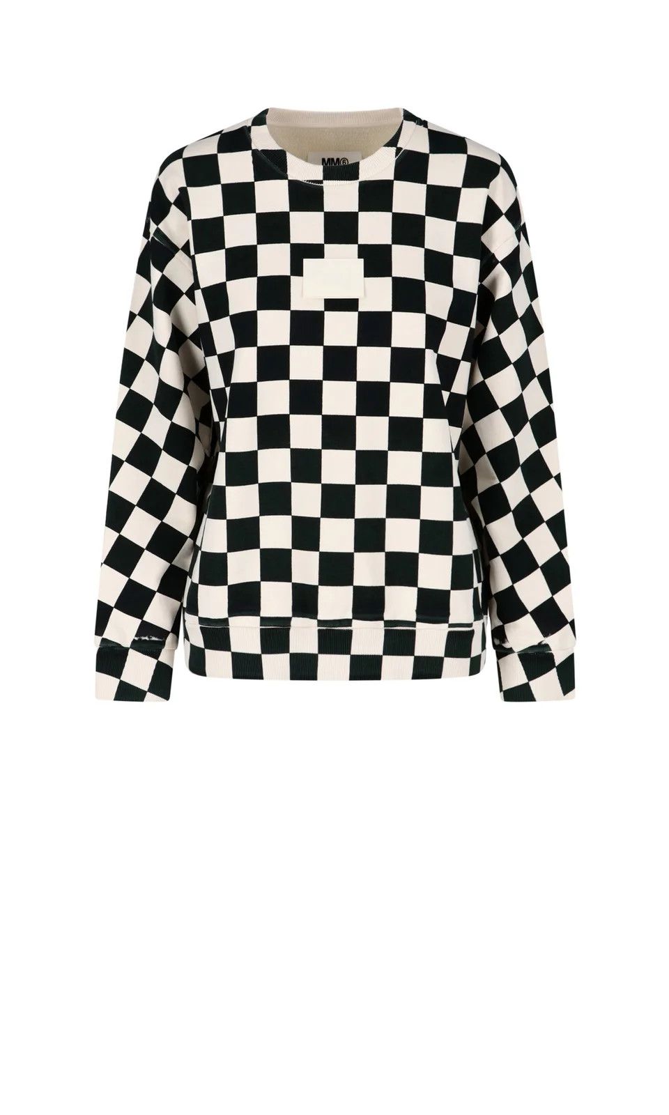 Maison Margiela o1y1124 Check Printed crewneck Sweatshirt In Multicolor Size US XS / EU 42 / 0 - 1 Thumbnail