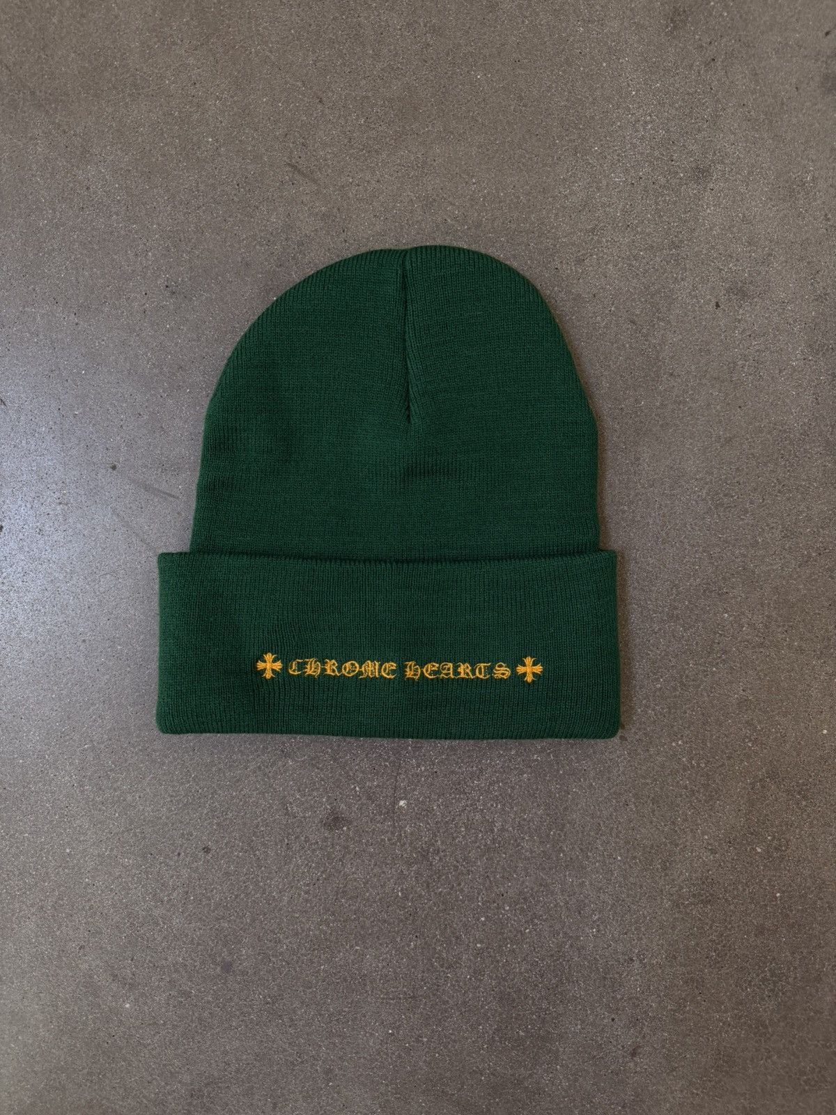 Chrome Hearts SUPER RARE! CHROME HEARTS Oregon CH Beanie Green Size ONE SIZE - 2 Thumbnail