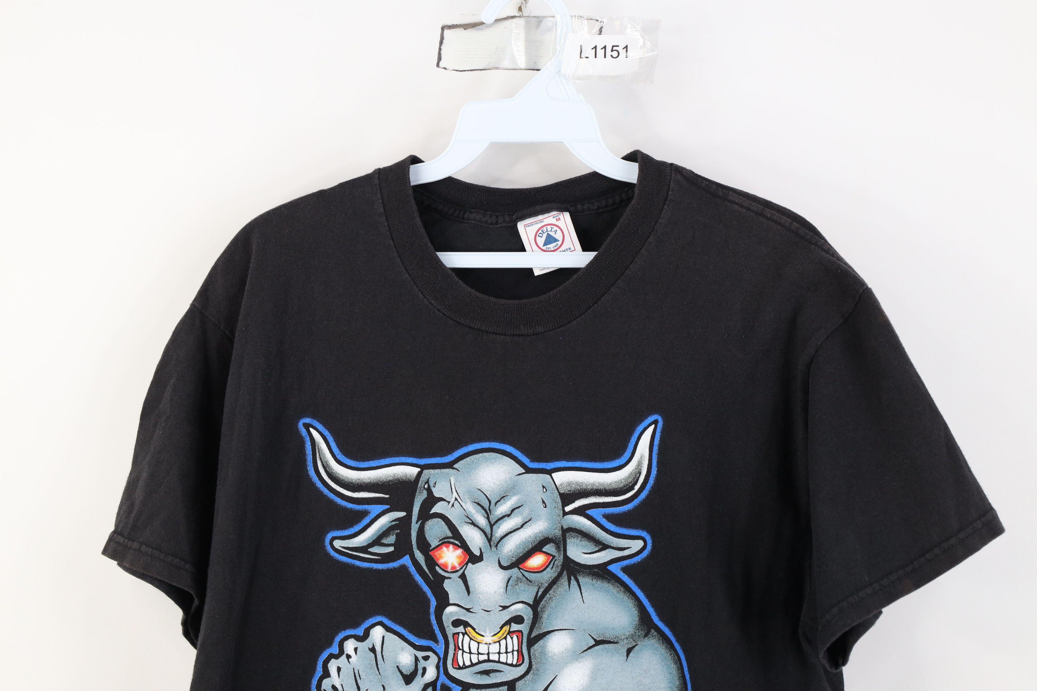 Vintage Vintage 90s WWF Wrestling The Rock Laying the Smack T-Shirt Size US M / EU 48-50 / 2 - 2 Thumbnail