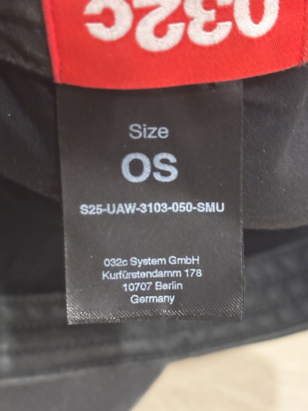 032c 032c Korea Exclusive Cap Size ONE SIZE - 4 Thumbnail