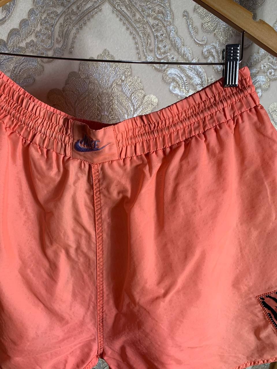 Nike × Vintage VERY RARE NIKE CHALLENGE COURT PINK SHORTS DRILL SWOOSH Y2K Size US 34 / EU 50 - 5 Thumbnail