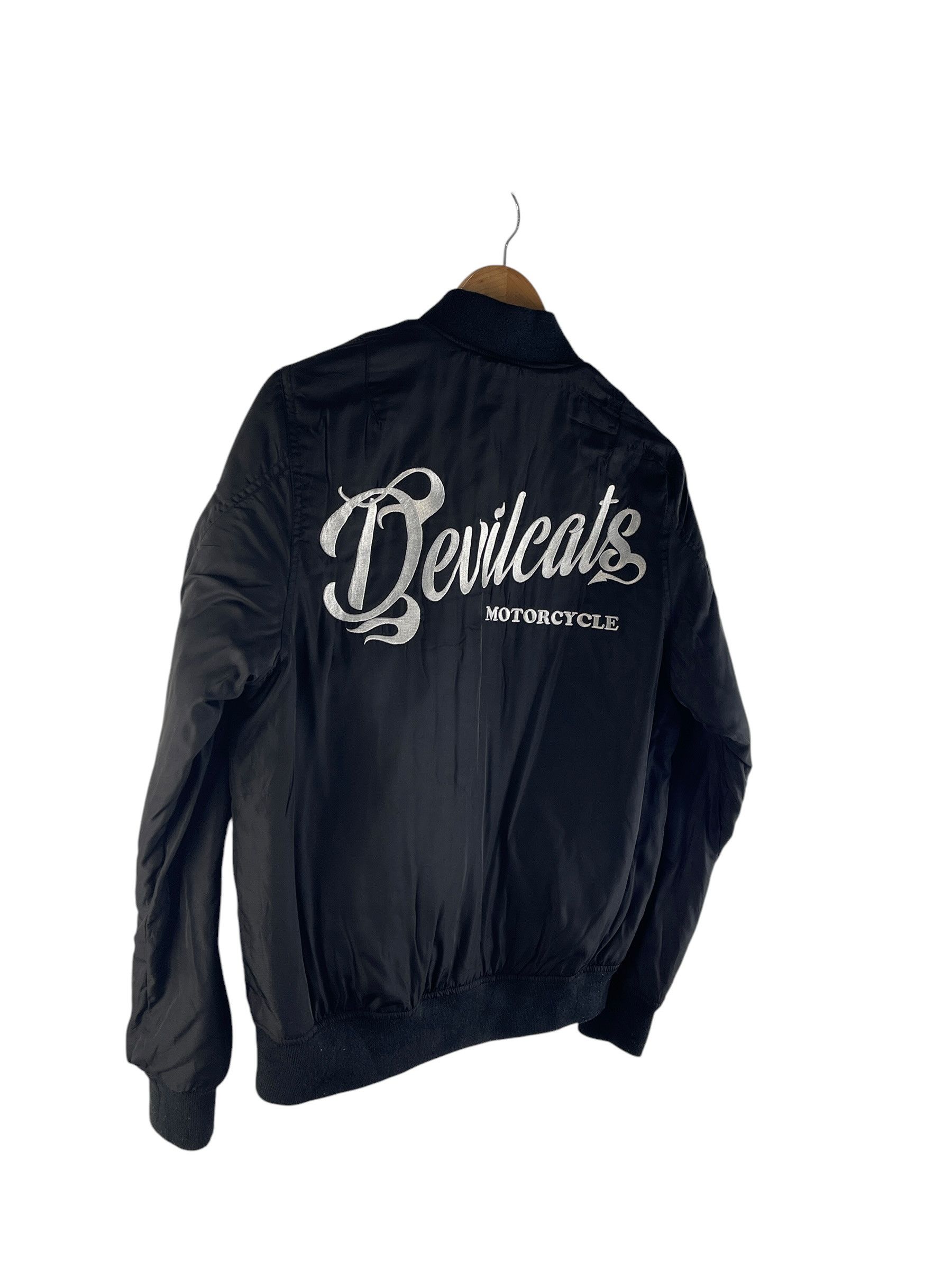 Japanese Brand Devilcats Motorcycle MA-1 Bomber Jacket Streetwear Biker Size US M / EU 48-50 / 2 - 5 Thumbnail