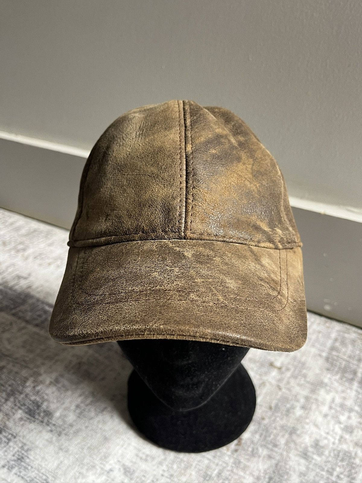 Other Vintage Distressed Leather Hat (unisex) Size ONE SIZE - 11 Thumbnail