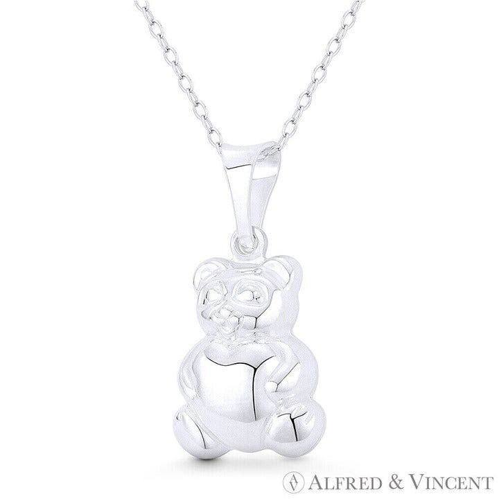Other Pot Belly Teddy Bear & Heart 3D Charm Pendant Size ONE SIZE - 1 Preview