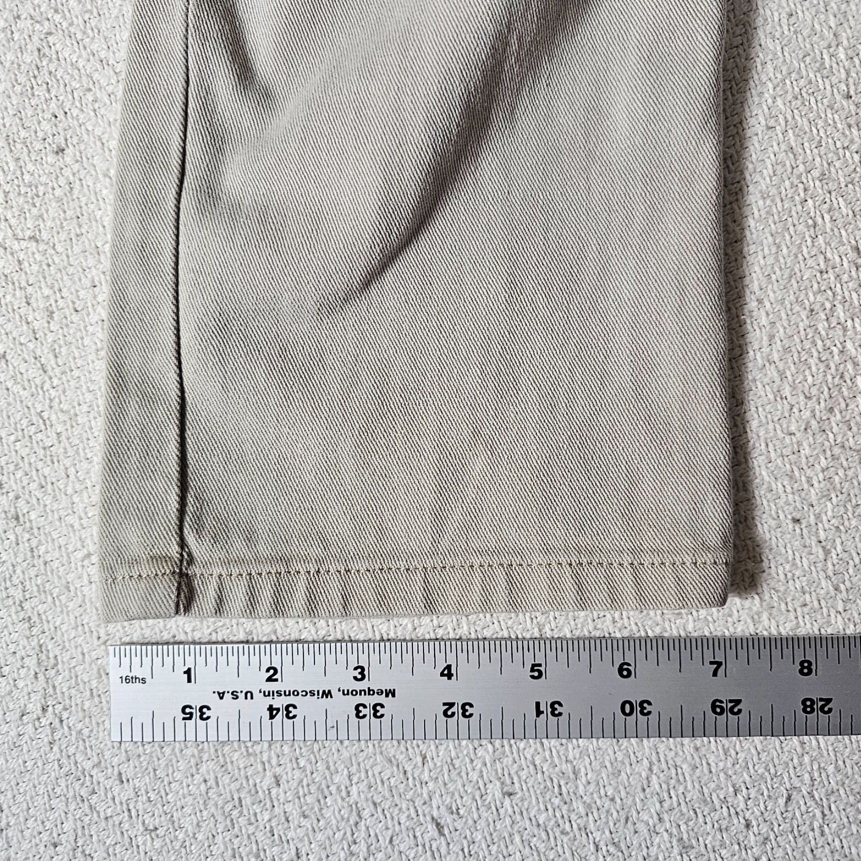 Gloria Vanderbilt VINTAGE Gloria Vanderbilt Women's Jeans Size 6 Beige Stretch Straight Leg Denim Mid Rise Regular Fit Size 28" / US 6 / IT 42 - 7 Thumbnail