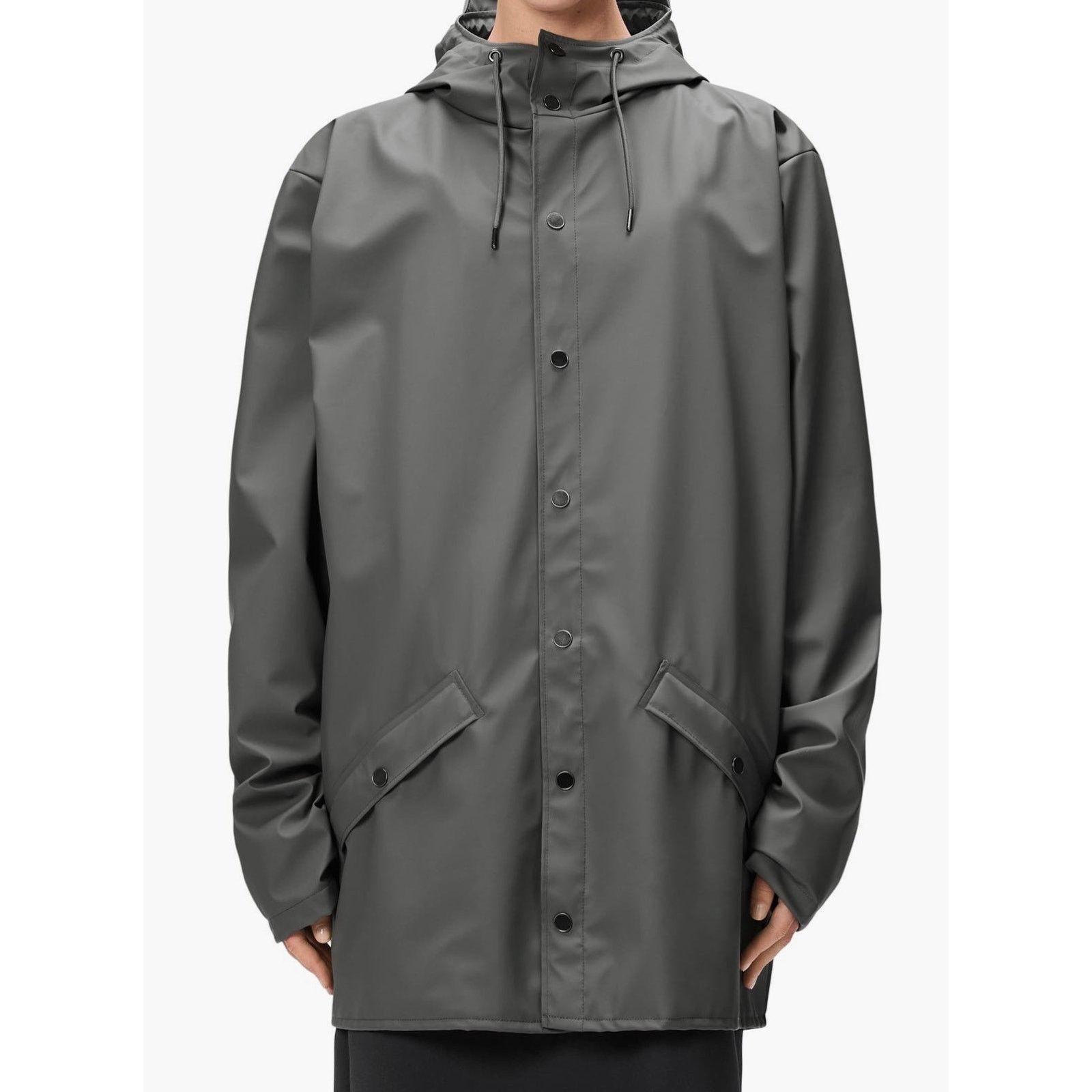New Rains Storm Breaker Jacket W3 Coat Gray 1XL, Men's — image 5 of 6