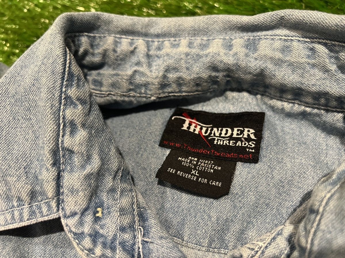 Vintage Thunder Threads Sturgis Bike Week 2006 Denim Button Cut Off Size US XL / EU 56 / 4 - 5 Thumbnail