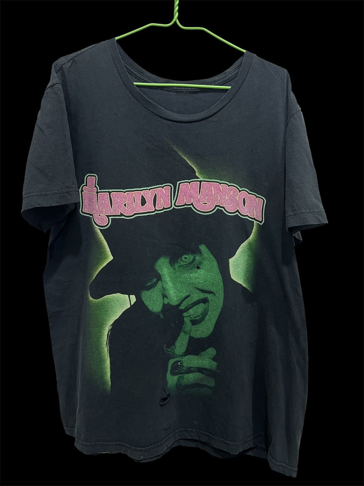 2015 Marilyn Manson Smells Like Children Promo Tee L Faded