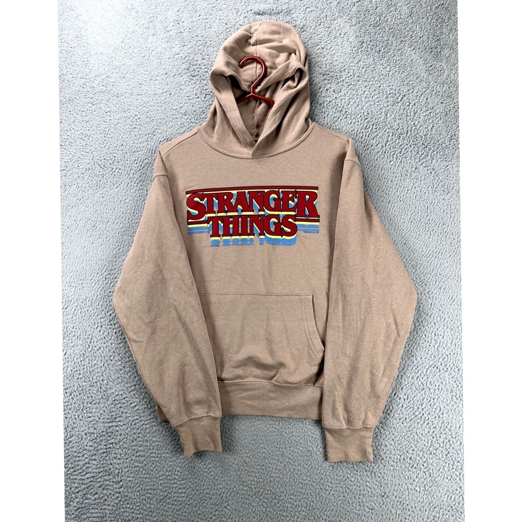 Old Navy Old Navy Hoodie Sweatshirt Mens Small Light Pink Pullover Pocket Long Sleeve Size US S / EU 44-46 / 1 - 4 Thumbnail
