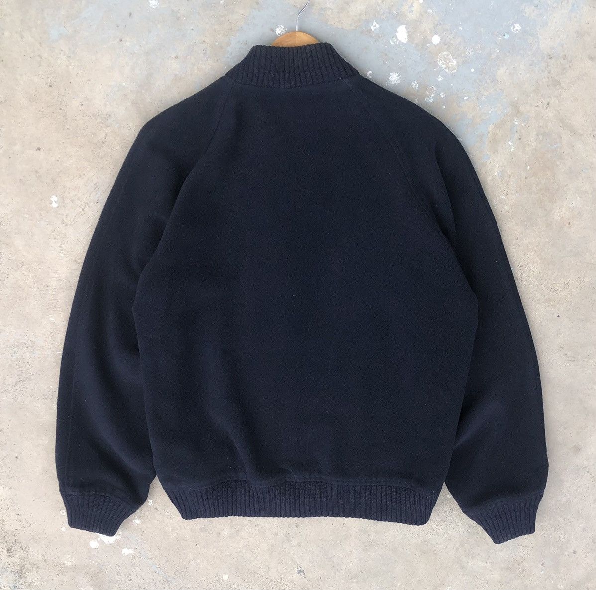 Madison Vintage Madison Wool Zipper Bomber Jacket Size US L / EU 52-54 / 3 - 3 Thumbnail