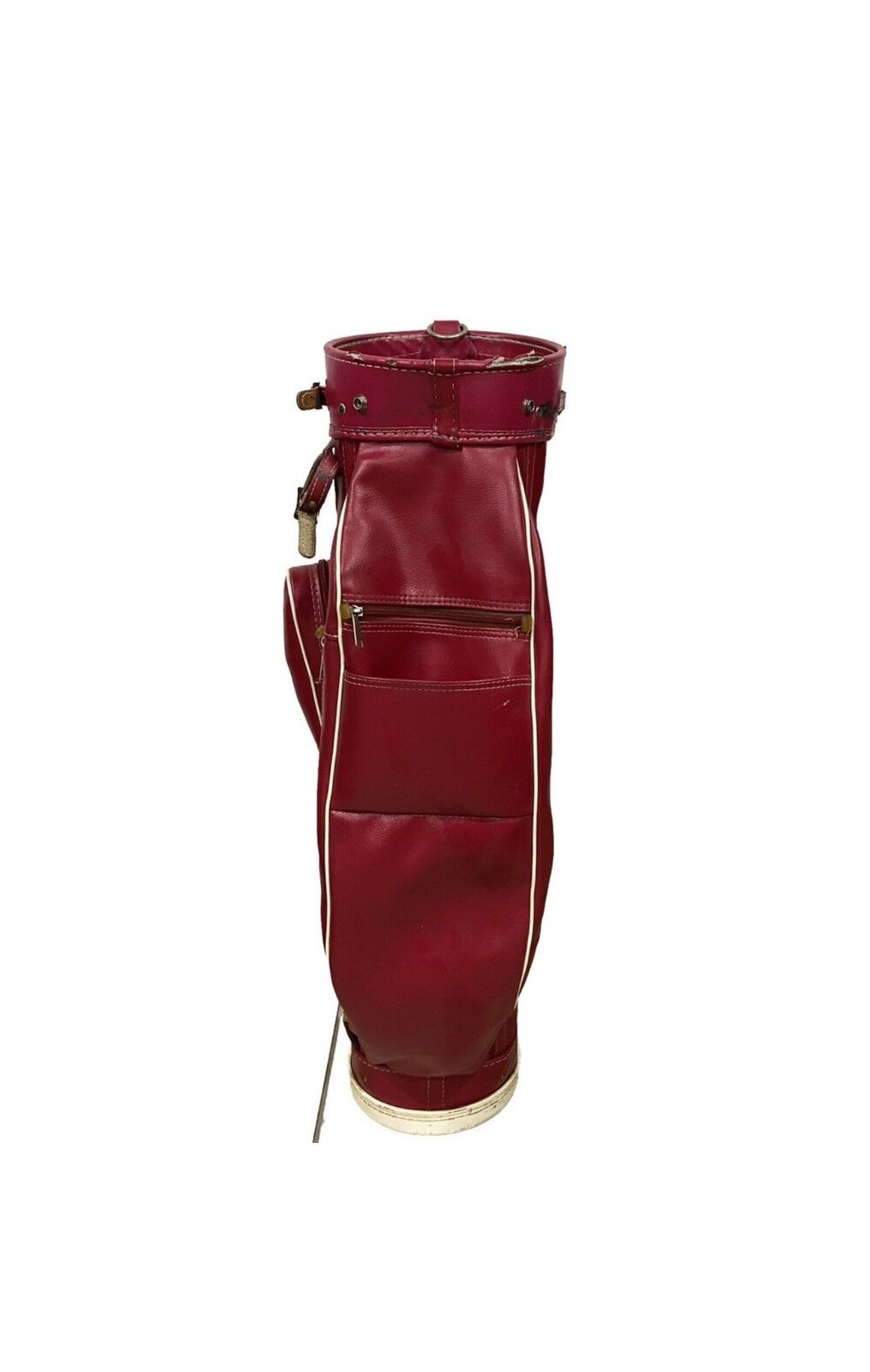 Wilson Wilson Country Club Red Golf Bag Made In USA RED LEATHER Size ONE SIZE - 10 Thumbnail