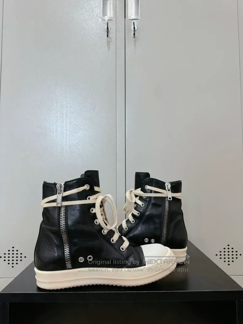 Rick Owens Rick Owens Leather Big Chuck Taylor Size US 5.5 / IT 35.5 - 5 Thumbnail