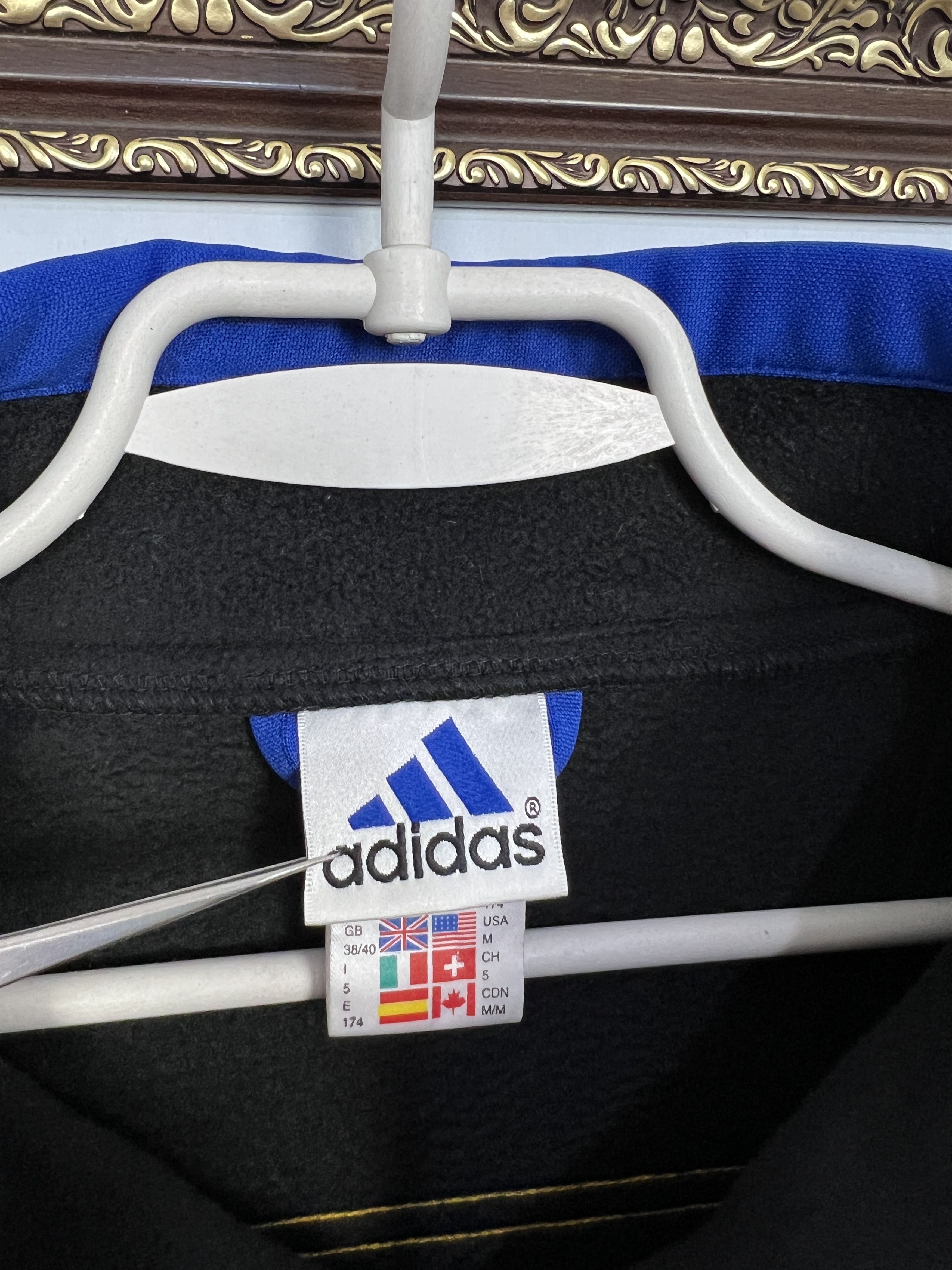 Adidas Vintage Newcastle United Football Fleece Jacket Track Top Size US M / EU 48-50 / 2 - 8 Thumbnail