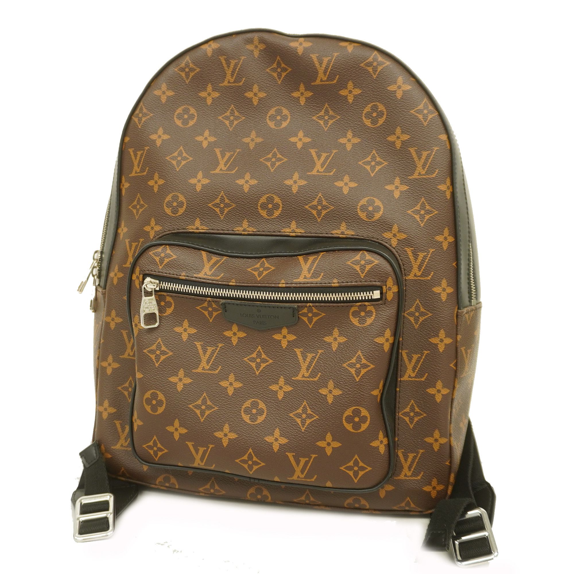 LOUIS VUITTON LOUIS VUITTON Josh Backpack M41530 Monogram Macassar Canvas  Brown Used Mens M41530