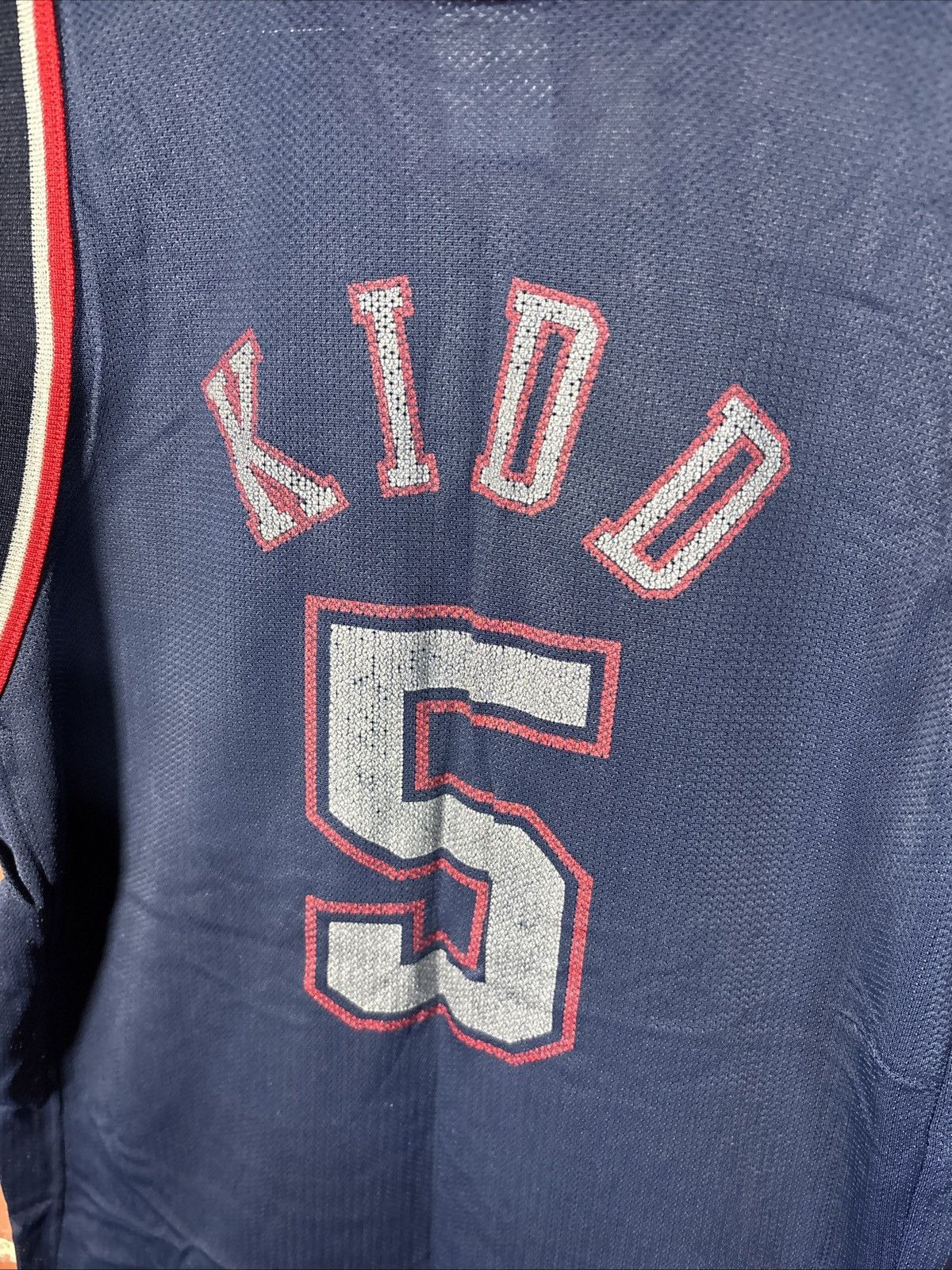 Champion Vintage Y2K Champion New Jersey Nets Jason Kidd 5 Jersey Med Size US M / EU 48-50 / 2 - 6 Thumbnail