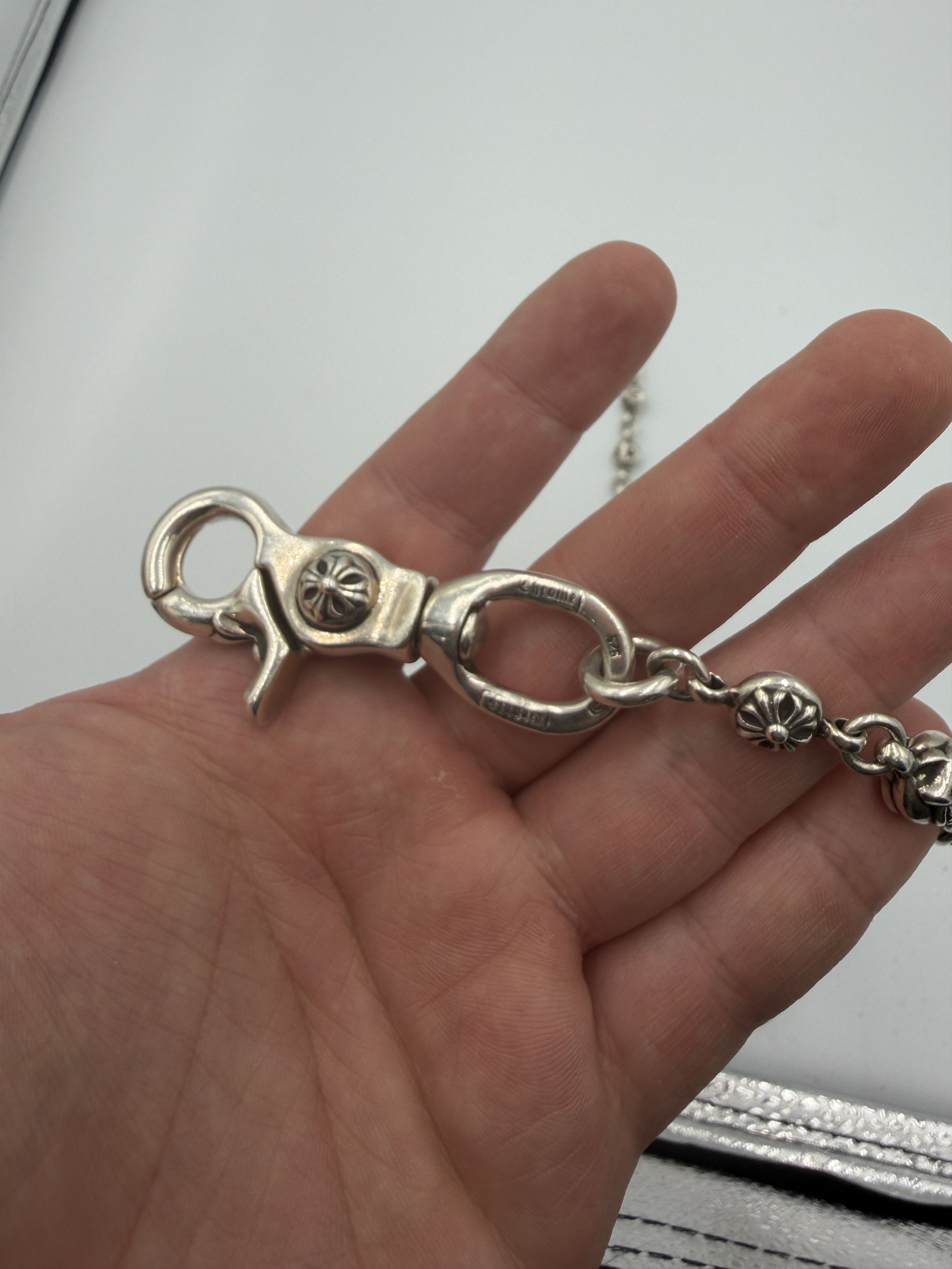 Chrome Hearts Chrome Hearts Sterling Silver Cross Ball Wallet Chain Size ONE SIZE - 4 Thumbnail