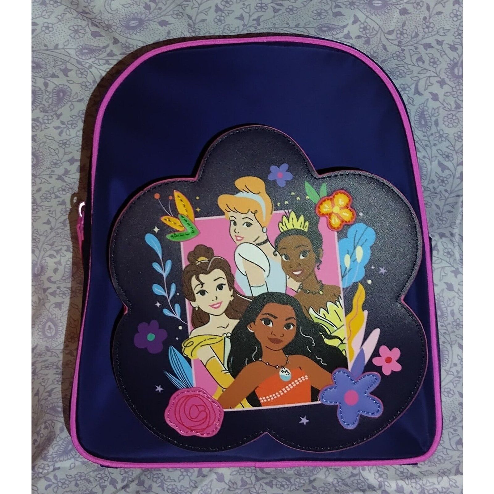 Disney Disney Princess PowerFlower Screen-art applique Backpack 10" Size ONE SIZE - 1 Thumbnail