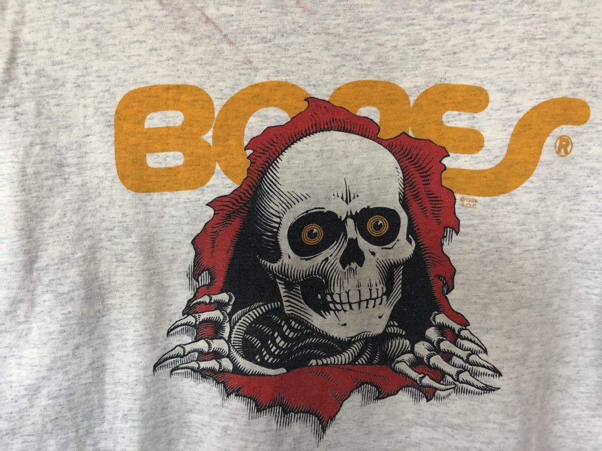 Powell Peralta Thrashed Vintage 90’s Powell Peralta Bones Shirt Tee Rare Size US M / EU 48-50 / 2 - 13 Thumbnail