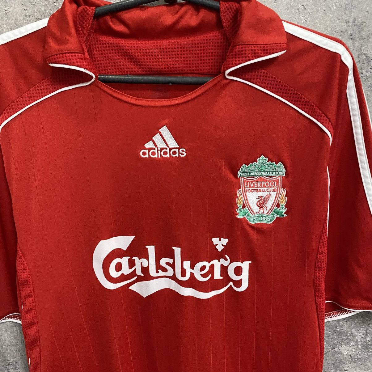 Adidas Vintage Liverpool Adidas Football Jersey 2006-07 T-Shirt Size US L / EU 52-54 / 3 - 5 Thumbnail