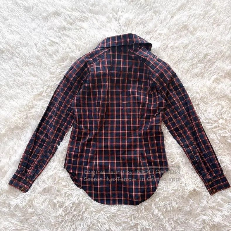 Vivienne Westwood Vivienne Westwood Red Label Red Logo Plaid Collar Long Sle Size M / US 6-8 / IT 42-44 - 3 Thumbnail