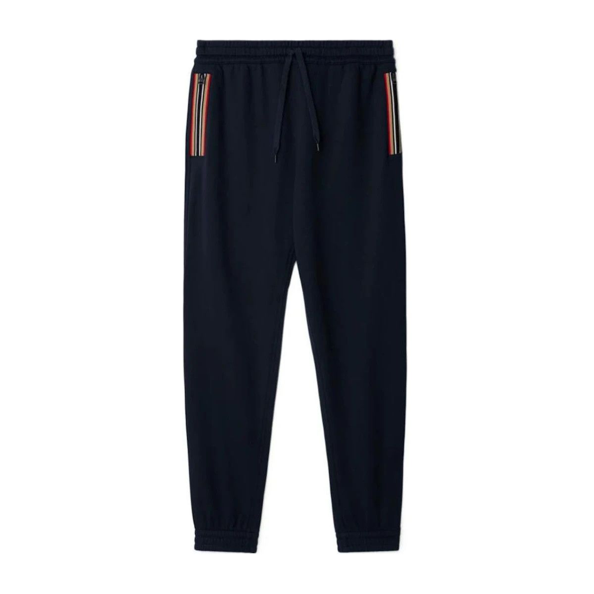 Burberry o1w1db10326 Striped Knit Drawstring Casual Pants in Navy Size US 26 / EU 42 - 1 Preview
