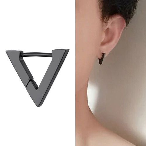 Jewelry × Sterling Silver New Trend Earrings One Pairs Chrome Jewelry Size ONE SIZE - 1 Thumbnail