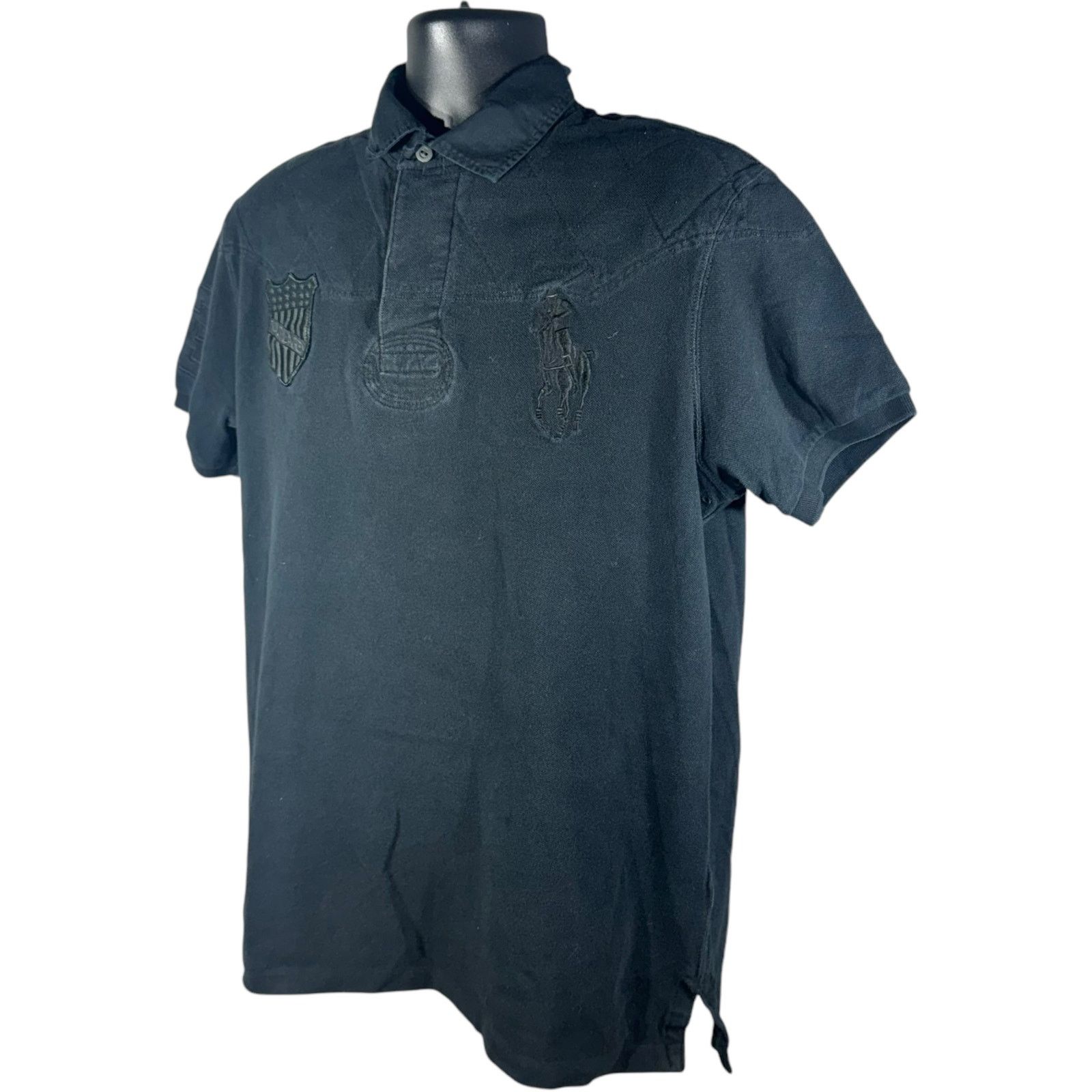 Polo Ralph Lauren Polo Ralph Lauren Big Horse Short Sleeve Polo Size US XL / EU 56 / 4 - 3 Thumbnail