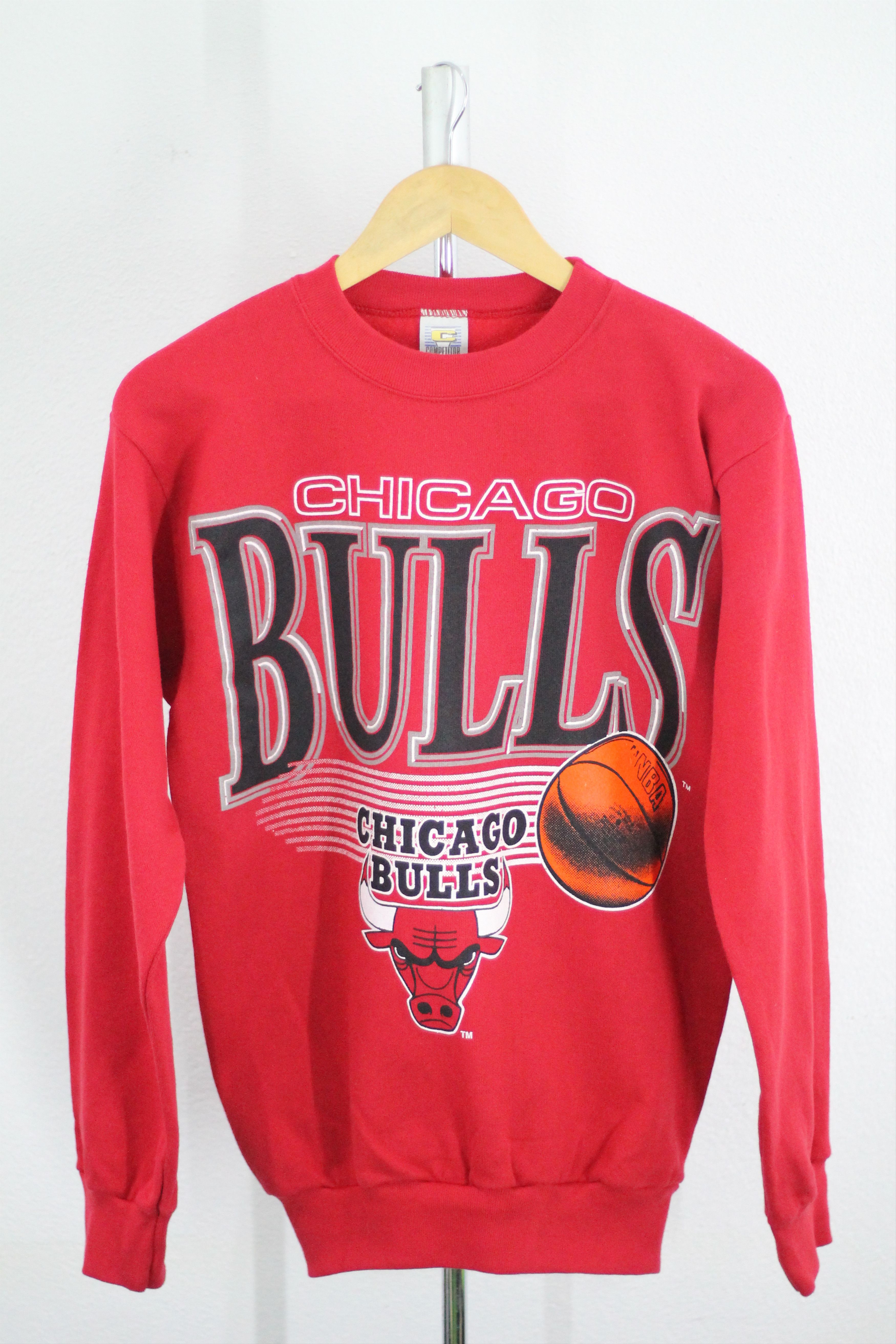Vintage CHICAGO BULLS By Competitor SweaterShirt Made in USA