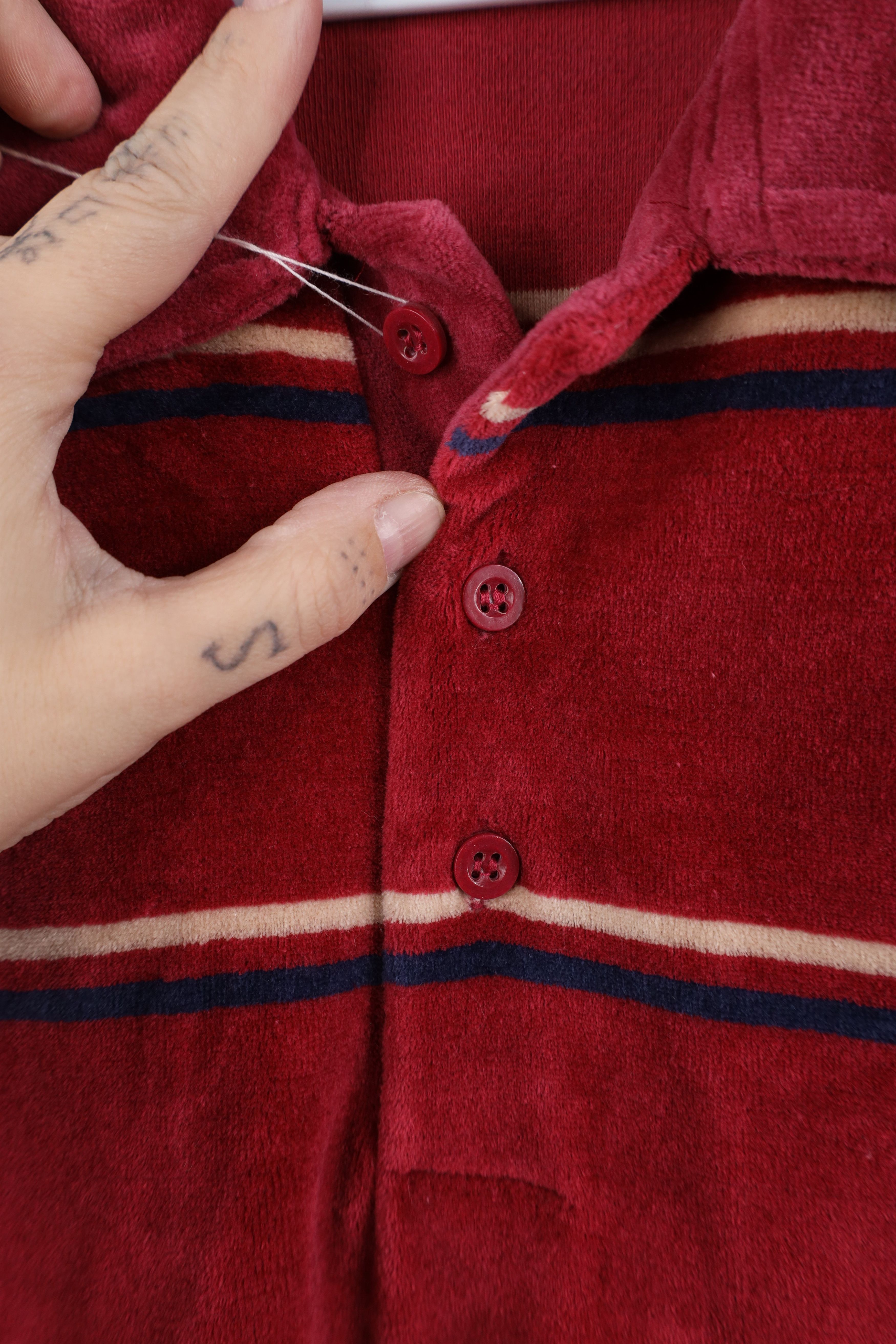 Vintage Deadstock Vintage 70s Streetwear Striped Rugby Polo Shirt Size US XL / EU 56 / 4 - 5 Thumbnail
