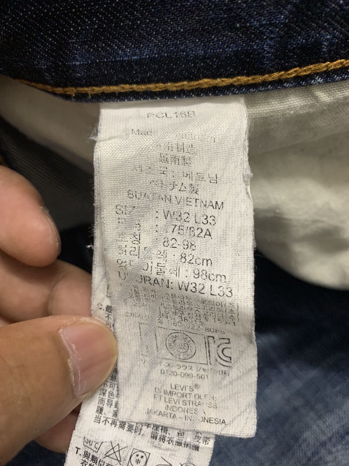 Levi's Levi’s 502 Distressed Straight Leg Jeans – Vintage Denim Size US 34 / EU 50 - 18 Thumbnail