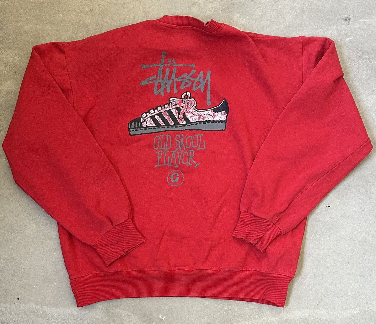 Streetwear × Stussy × Vintage Vintage Stussy Old Skool Flavor Zip