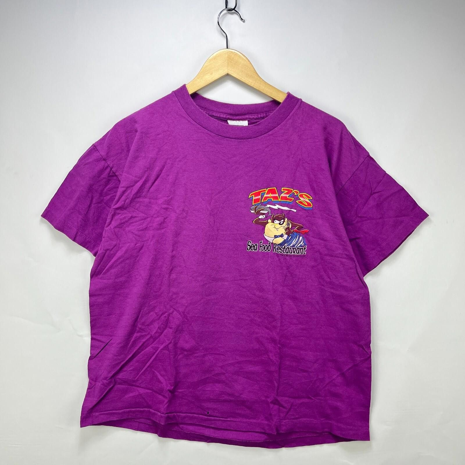 Other Vintage 90s Taz Looney Tunes Shark T-Shirt Large Size US L / EU 52-54 / 3 - 6 Thumbnail