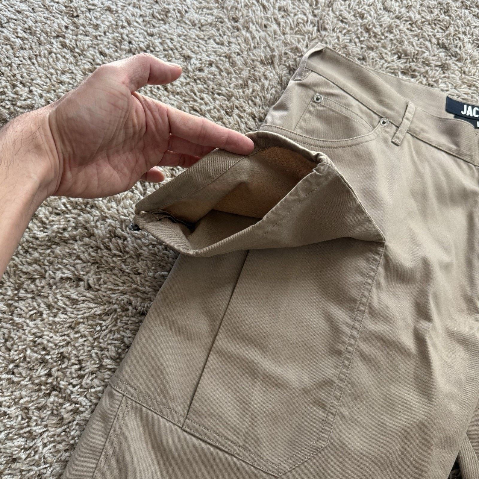 Jacquemus Jacquemus “Le Gadjo” Cargo Shorts Brown Tan Size 52 / 34” Size US 34 / EU 50 - 8 Thumbnail
