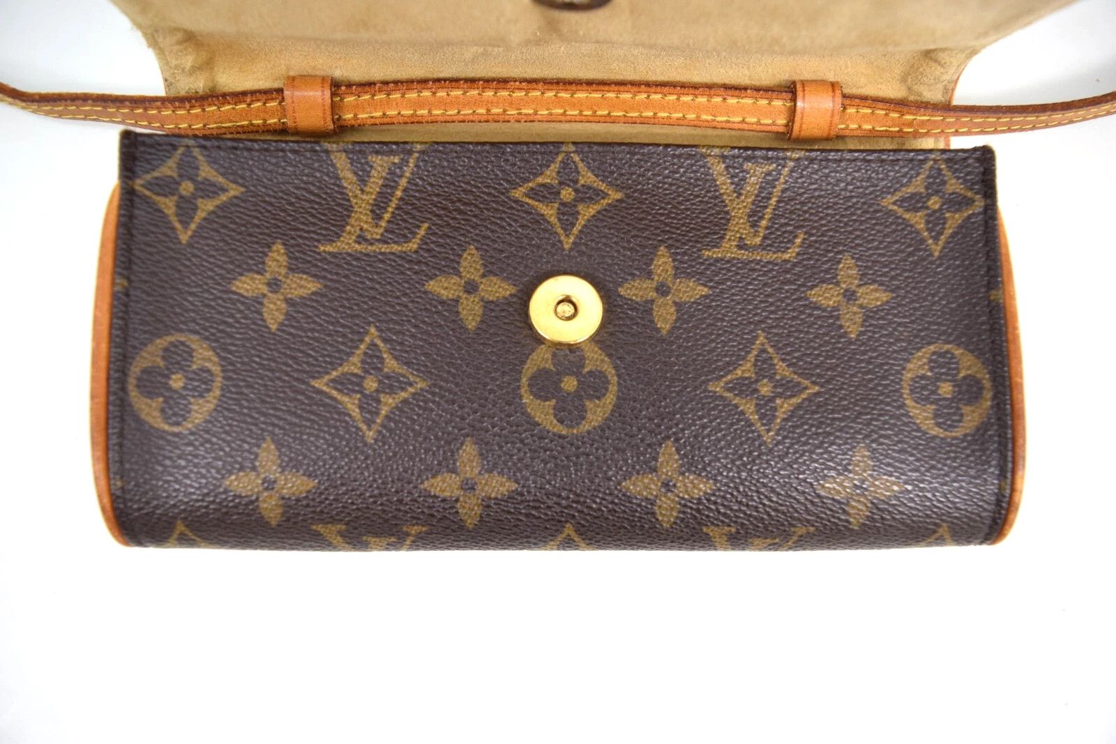 Louis Vuitton Louis Vuitton Pochette Twin PM CrossbodyBag Monogram M51854 Size ONE SIZE - 12 Thumbnail