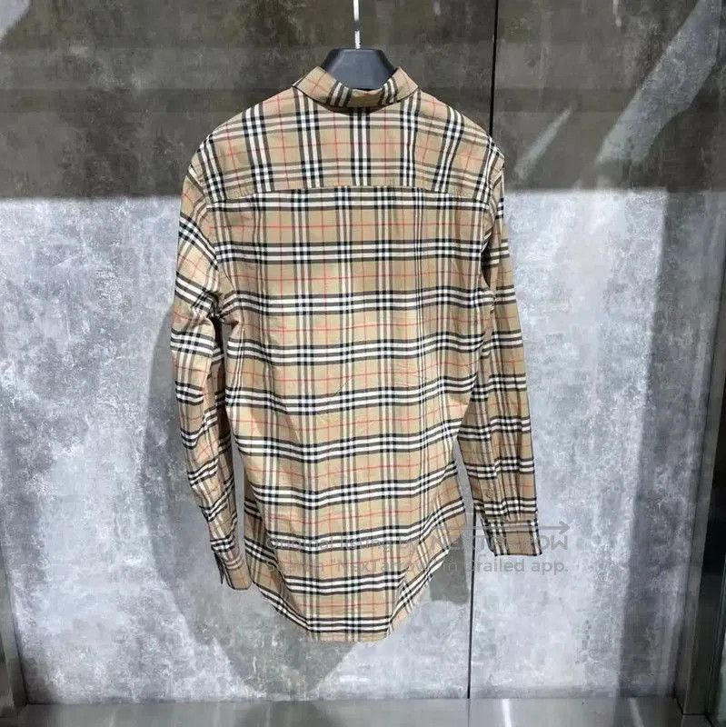 Burberry Burberry Yellow Cotton Women's Shirt. Size S / US 4 / IT 40 - 2 Thumbnail