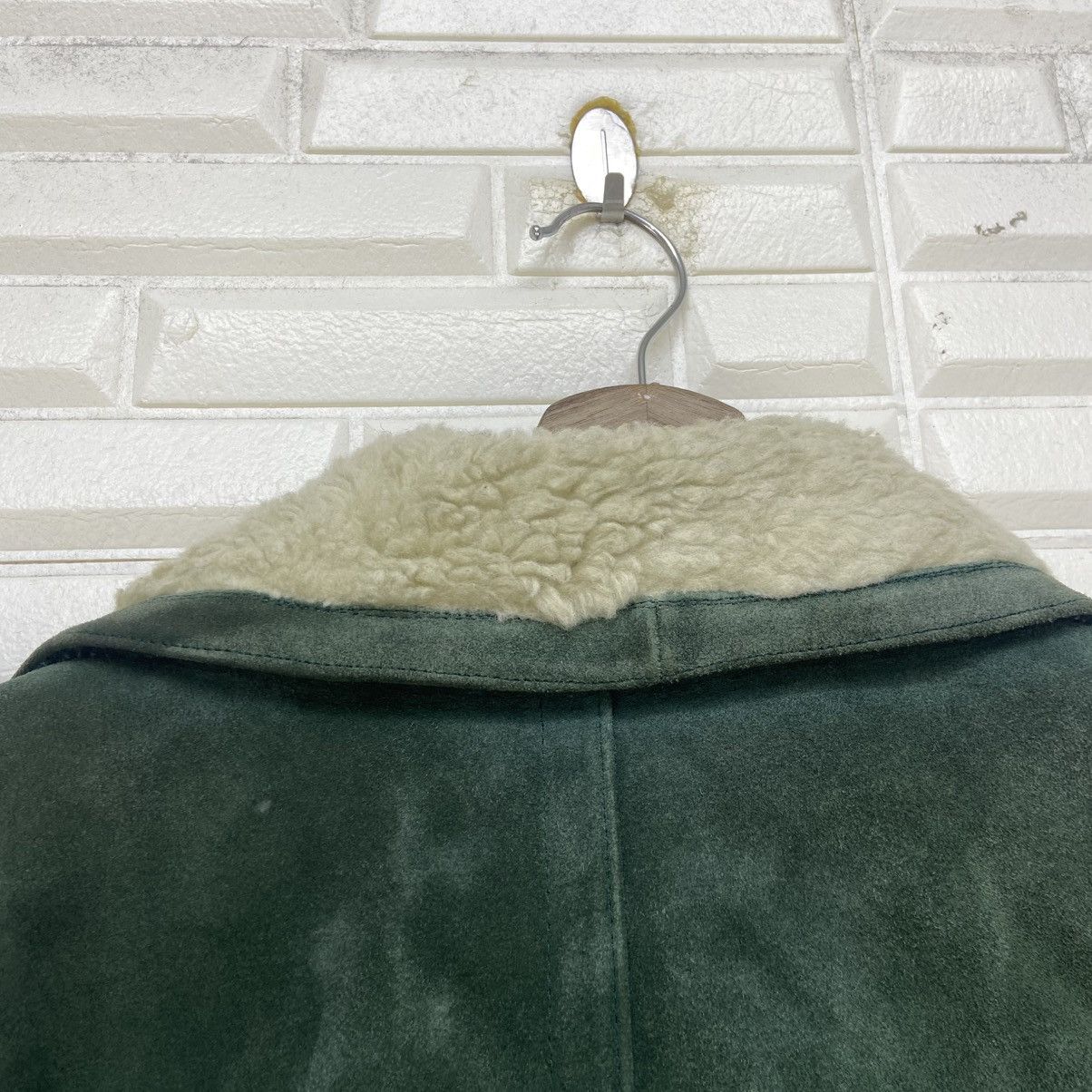Vintage Tabacci Sportswear Native Wool + Dolphin Leather Heavy Coat Size US M / EU 48-50 / 2 - 15 Thumbnail