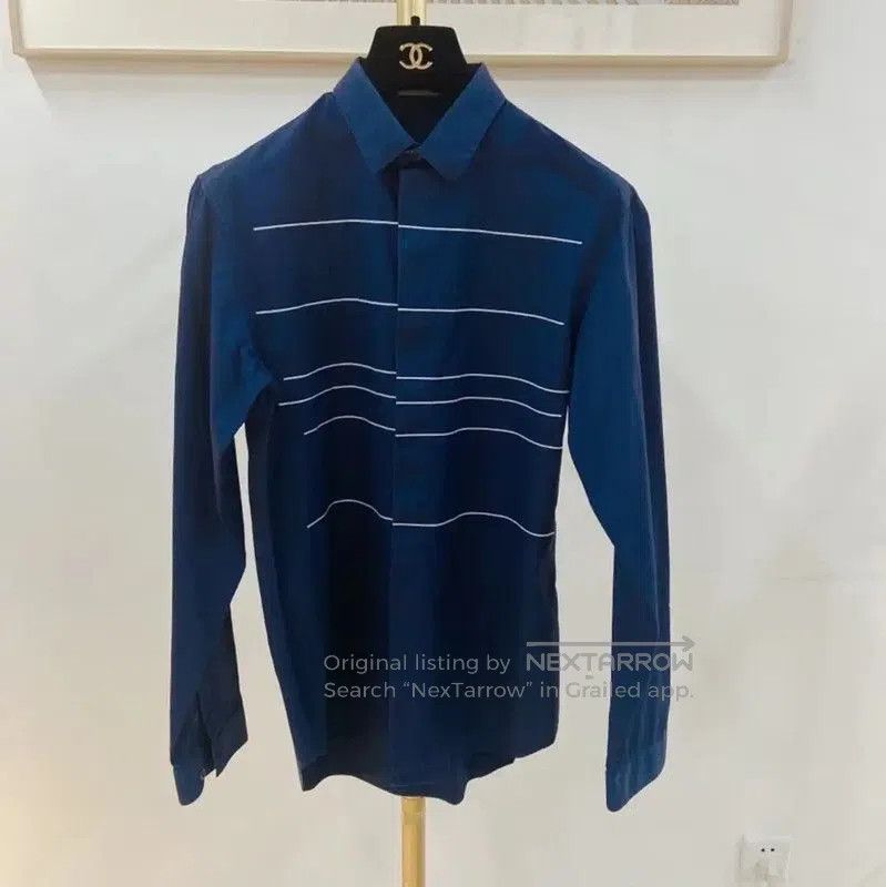 Dior Dior Blue Long Sleeve Cotton Shirt for Women . Size S / US 4 / IT 40 - 1 Thumbnail