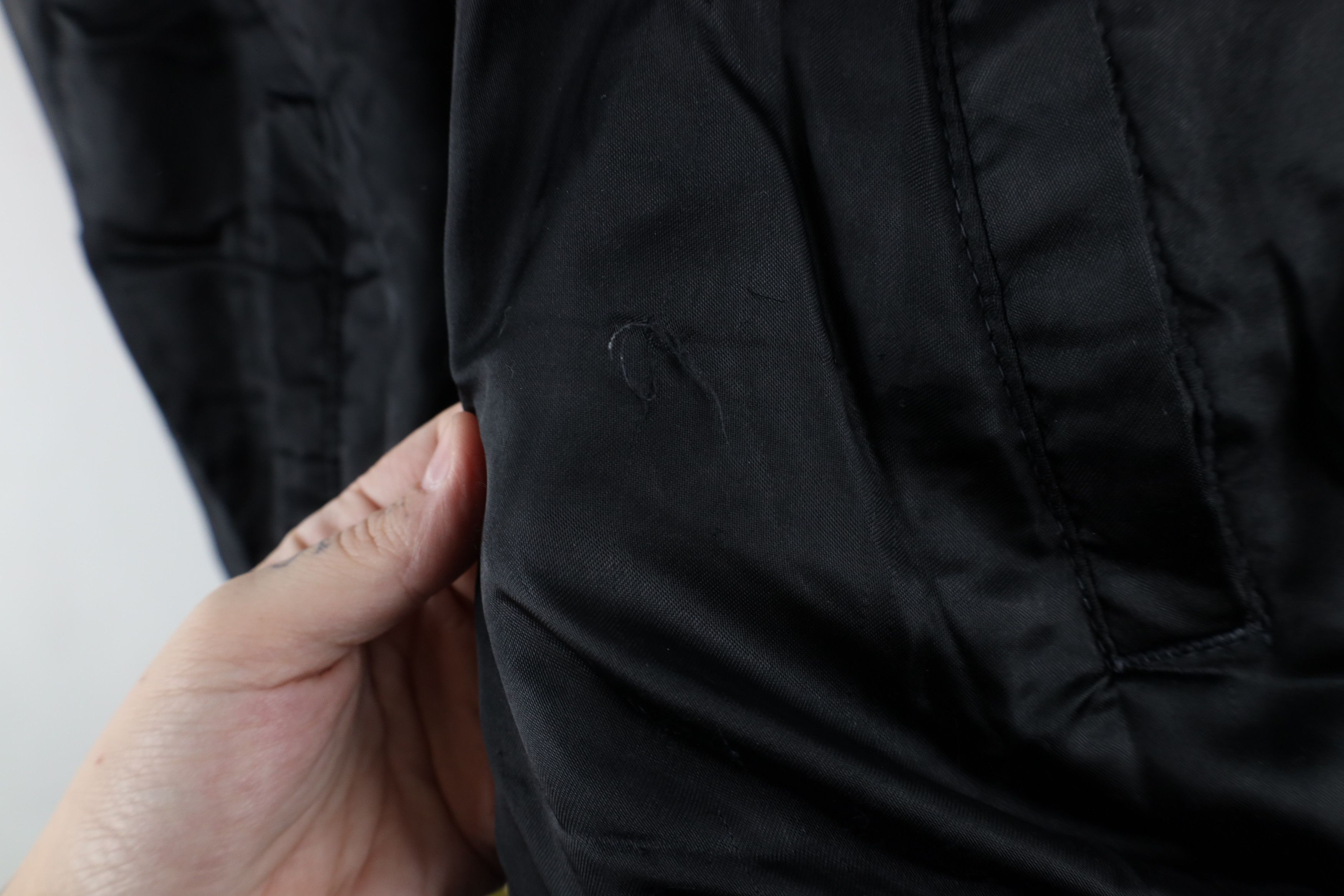 Vintage Vintage 80s Streetwear Lined Satin Bomber Jacket Black USA Size US XL / EU 56 / 4 - 8 Thumbnail