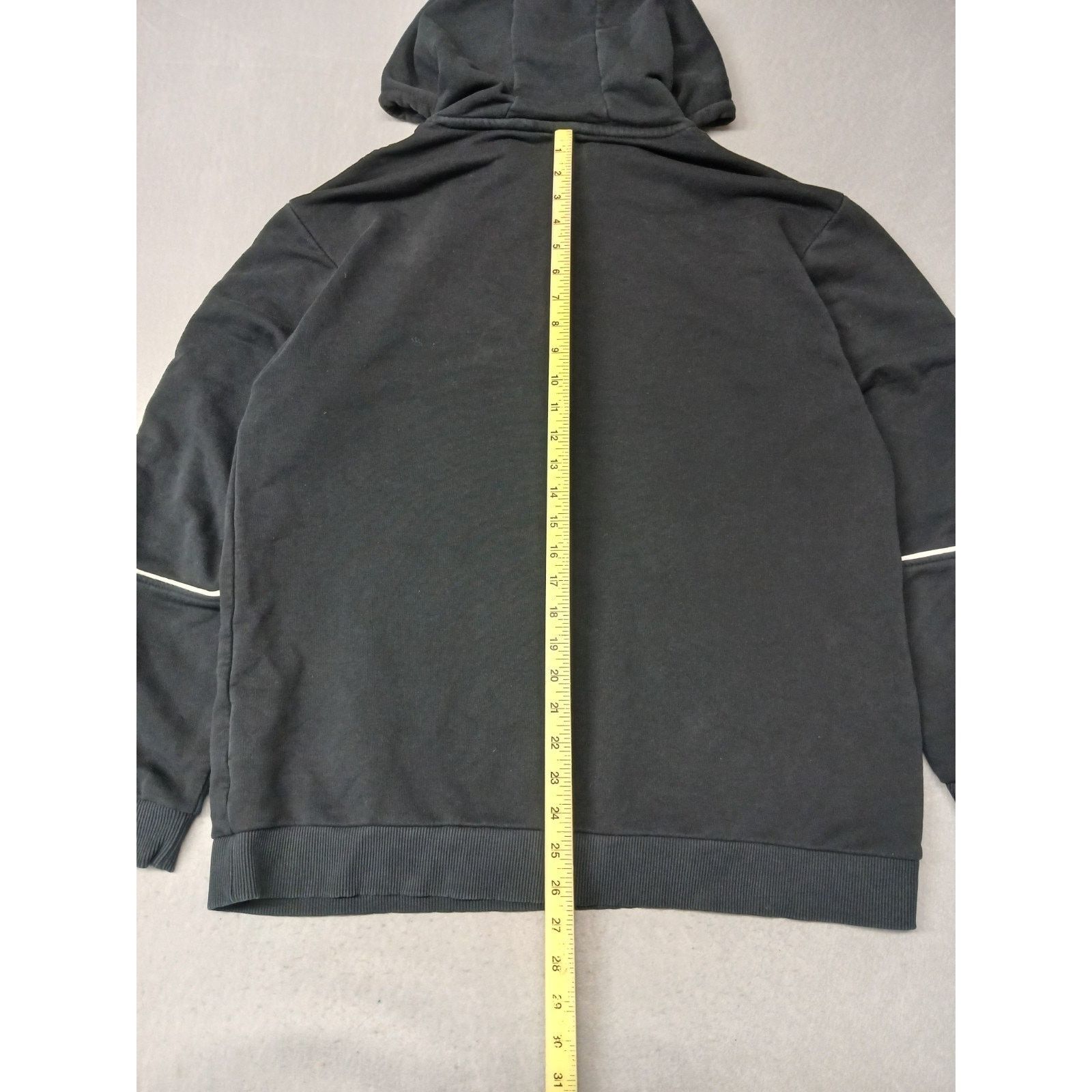 Fila FILA (XL) Men's Black Vintage Slit Pocket Pullover Hoodie Size US XL / EU 56 / 4 - 8 Thumbnail