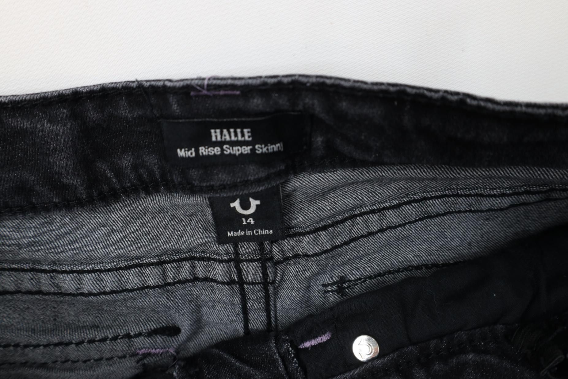 True Religion Vintage Y2K True Religion Halle Mid Rise Super Skinny Jeans Size 36" / US 14 / IT 50 - 7 Thumbnail