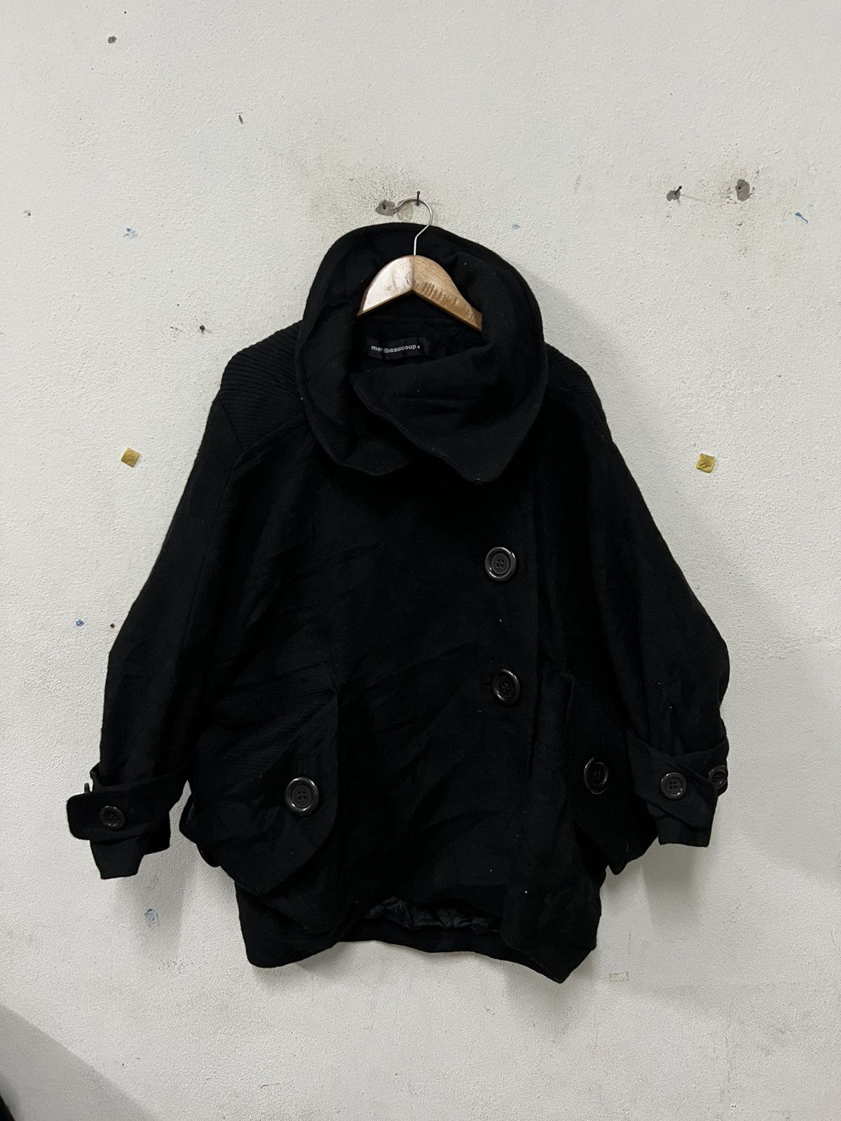 TSUMORI CHISATO ドローストリング ボンバージャケット Vintage 80s Issey Miyake Chisato Tsumori Design Care Label Bomber