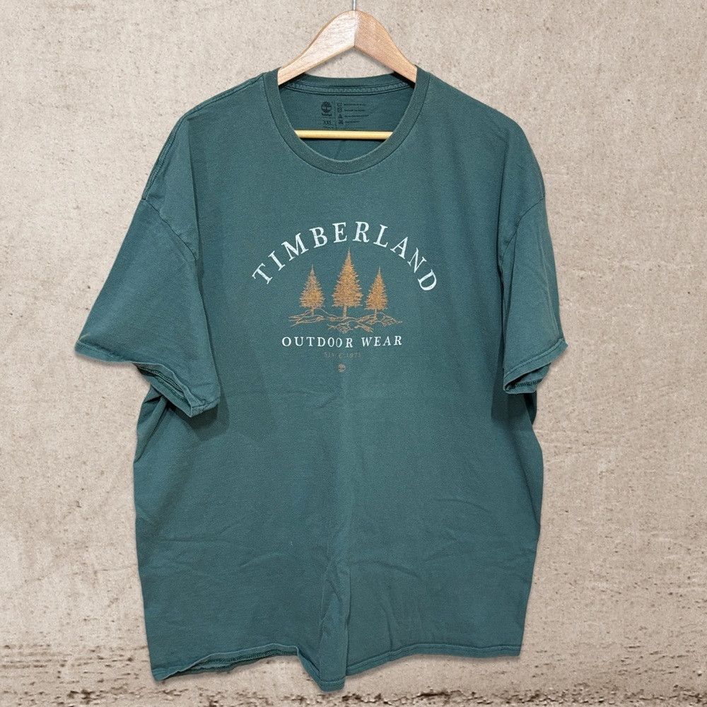 Timberland Timberland Green Tee Size US XXL / EU 58 / 5 - 1 Thumbnail