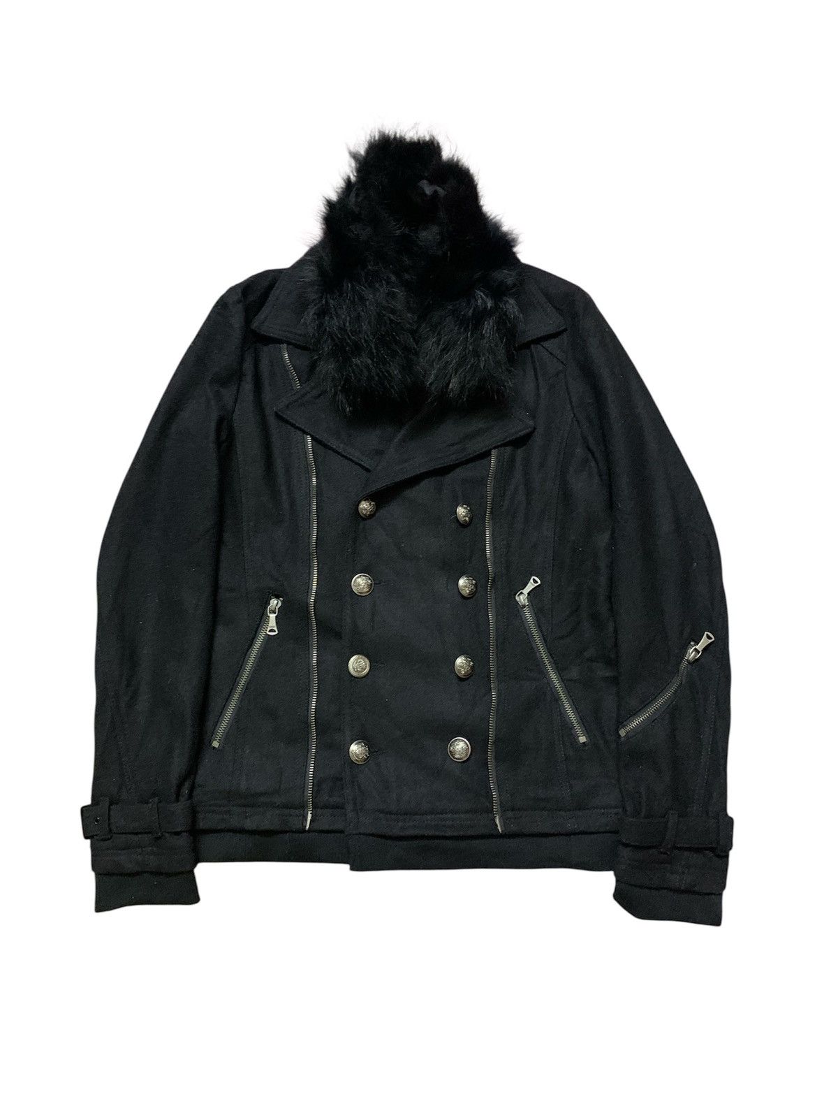 CIVARIZE 2000s Civarize -Raccoon Fur Black Apocalypse Goa If Six Lgb Size US S / EU 44-46 / 1 - 1 Thumbnail