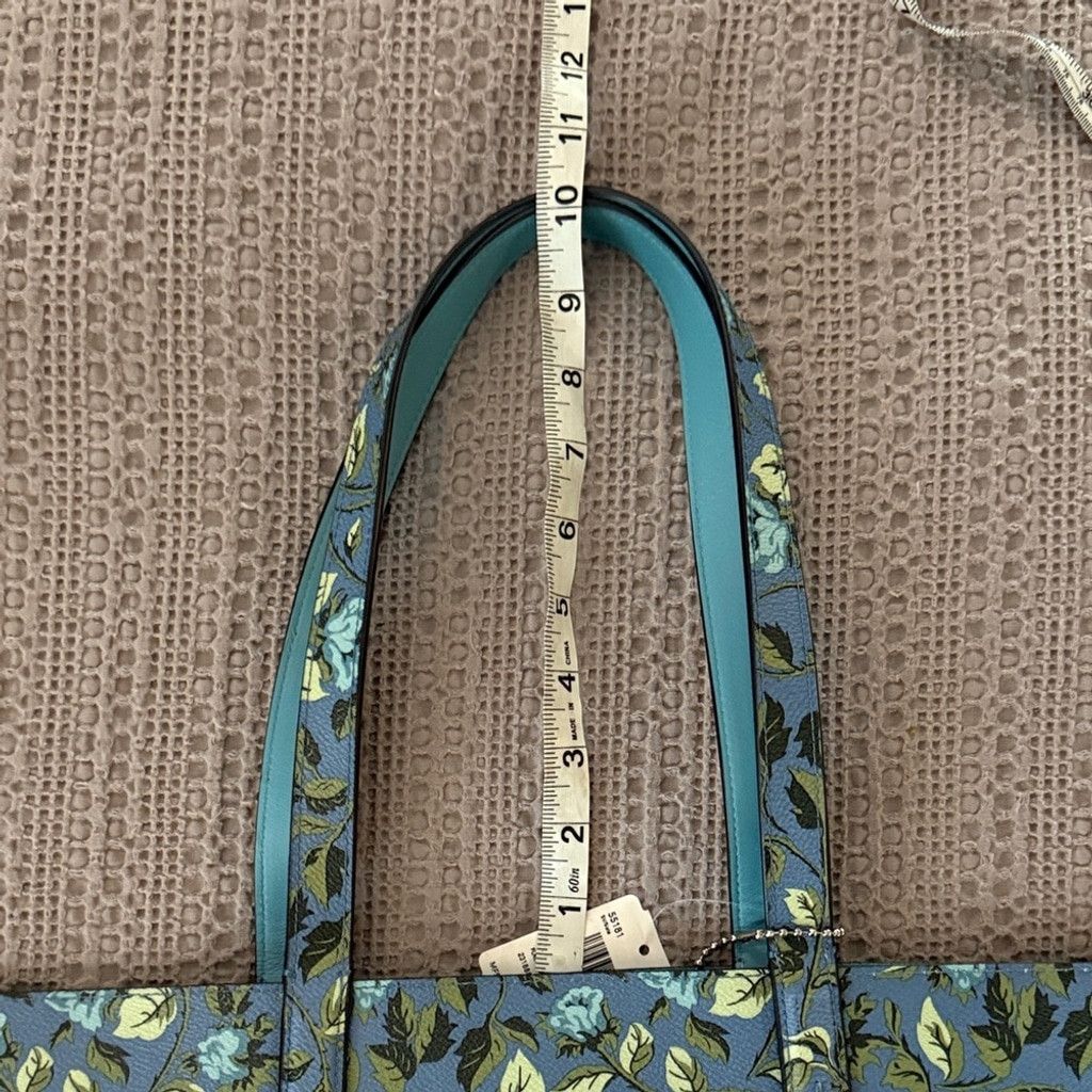 Coach COACH Floral Print Coach Highline Tote Slate/Silver Size ONE SIZE - 11 Thumbnail