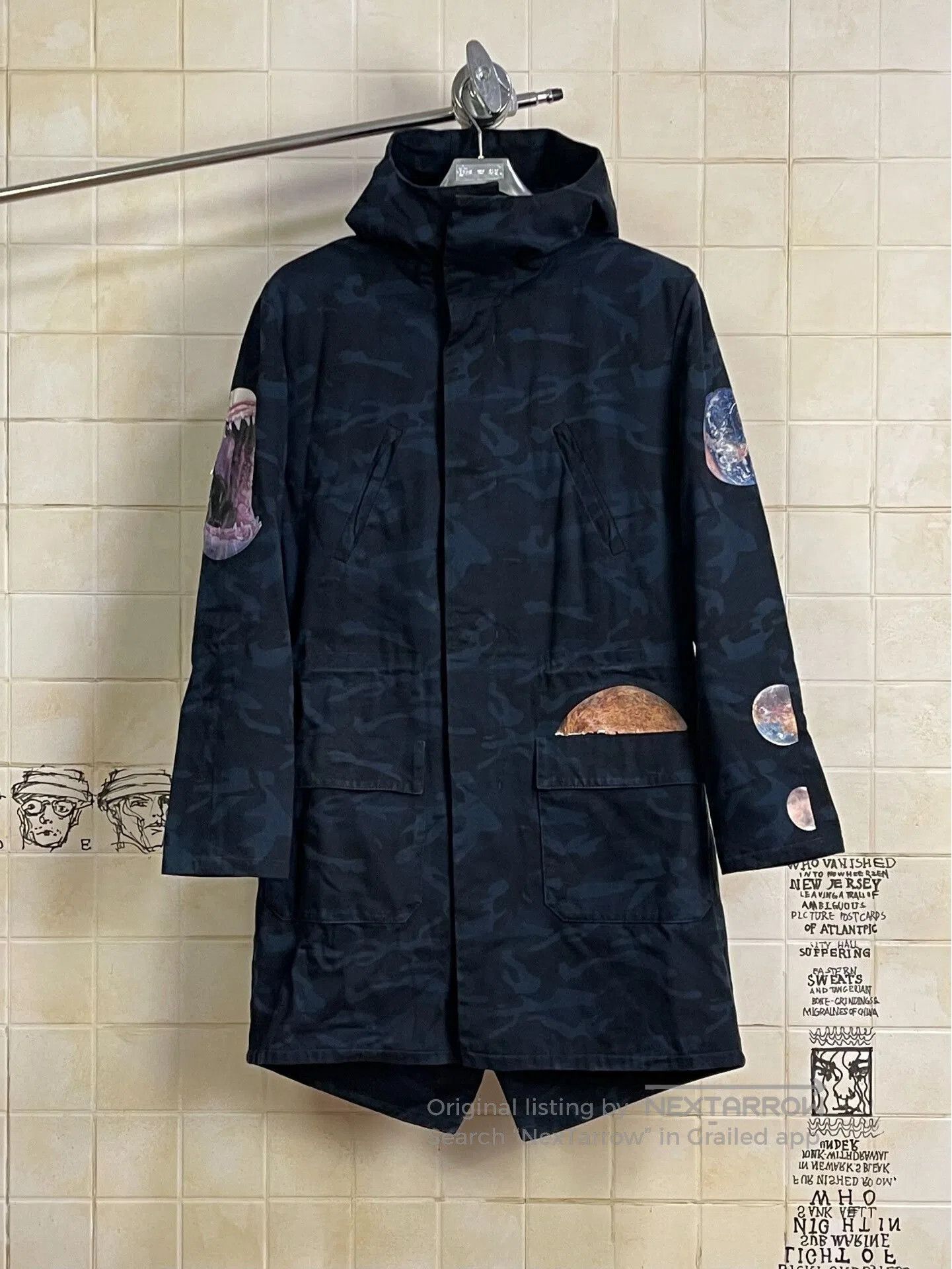 Raf Simons Raf Simons Sterling Ruby Shark Parka. Size US M / EU 48-50 / 2 - 1 Thumbnail